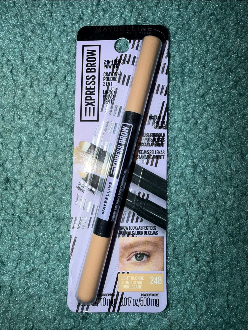 Maybelline Express Brow 2-in-1 Powder/Pencil— Light Blonde